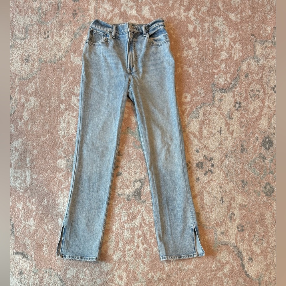 Abercrombie & Fitch 90s Straight Ultra Hi Rise Curve Love Jeans, Women’s 27 / 4R
